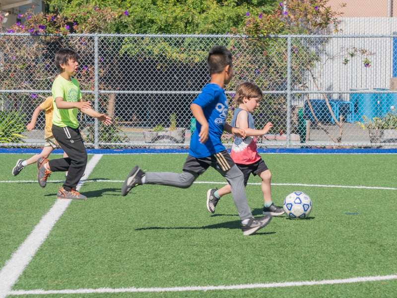 Kids Playing Football at KidzToPros